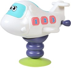 Музикален светещ самолет - Moni - Бебешката играчка — K999-139B