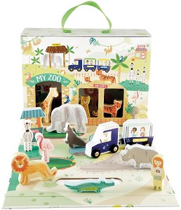 Джунгла - Комплект дървени фигурки в кутия — Floss and Rock 41P3658