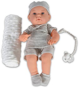 Кукла бебе с аксесоари - Moni - С височина 41 cm — 8531