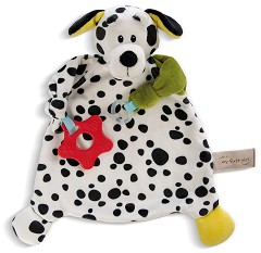 Кърпа за гушкане с чесалка Далматинец - NICI - От серията My first NICI — 48896