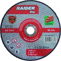 Диск за неметал Raider - ∅ 180 / 3 / 22.2 mm oт серията Pro - 