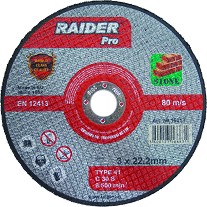 Диск за неметал Raider - ∅ 230 / 3 / 22.2 mm oт серията Pro - 