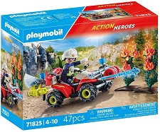 Playmobil Action Heroes - Пожарникарско АТВ — 71825
