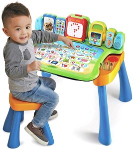 Активна маса със столче 4 в 1 Vtech - Със звук и светлина — 195803