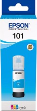Мастило за принтер Epson 101 EcoTank Cyan - 6000 страници