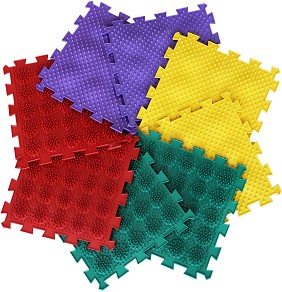 Таралежи - Детски ортопедичен пъзел-килим от 8 части — Ortho Puzzle