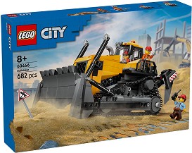 LEGO City - Жълт булдозер - Детски конструктор — 60466
