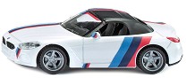 BMW Z4 M40i - Метална количка в комплект с 4 резервни гуми и стикери от серията "Super" — Siku 2347