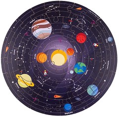 Слънчевата система - Детски дървен образователен пъзел — Bigjigs Toys 33004