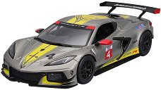 Метална количка Chevrolet Corvette C8 R - Bburago - С мащаб 1:24, от серията Race — 18/28024