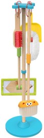 Детски дървен комплект за почистване Tooky Toy - Малка домакиня — TF436