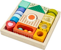 Дървен конструктор за сензитивност Classic World — CW54174