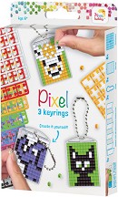Направи си сам ключодържател Животни - Pixelhobby - Творчески комплект с пиксели — 20130