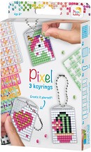 Направи си сам ключодържател Сладури - Pixelhobby - Творчески комплект с пиксели — 20131