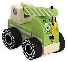 Дървен кран за нанизване — Smart Baby ACT73