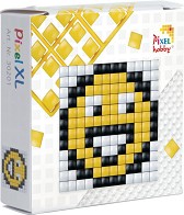 Мозайка с пиксели Усмихнато емоджи - Pixelhobby - Творчески комплект — 30201-Smile