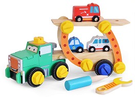 Дървен конструктор - Спешна помощ — Smart Baby ACT90-2