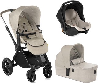 Бебешка количка 3 в 1 Jane Kawai Koos iSize Micro 2021 - С кош за новородено, лятна седалка, кош за кола, чанта и аксесоари - количка