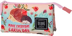 Ученически несесер J. M. Inacio Delbag Hedgehog - С 2 отделения — 11641