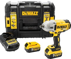 Акумулаторен ударен гайковерт 18V DeWalt DCF899P2 - С 2 батерии, зарядно и куфар