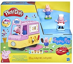 Камионът за сладолед на Пепа Play-Doh - Творчески комплект от серията Peppa Pig