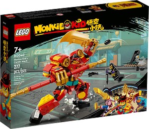 LEGO Monkie Kid - Комбинираният робот на Monkie Kid - Детски конструктор — 80040