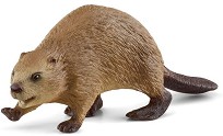 Фигурка на бобър - Schleich - От серията Wild Life — 14855