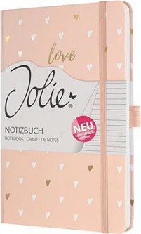 Тефтер Sigel Rose Love - 13,5 × 20.3, на редове от серията Jolie