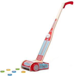 Детска дървена прахосмукачка Bigjigs Toys - С аксесоари — 33009