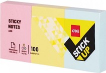      Deli - 3 x 100    5.1 x 3.8 cm   Stick Up - 