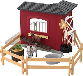 Фигурки за игра Кошара с козлета - Schleich - От серията Farm World — 42726