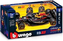 Кола F1 Oracle Red Bull RB21 - Bburago - От серията Race Collezione — 18/38233