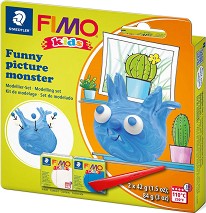 Направи сам фигурки от полимерна глина Fimo - Чудовища - Творчески комплект от серията Kids — 8035 24