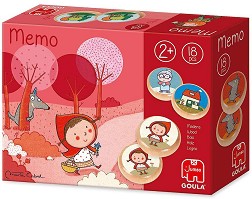 Червената шапчица - Дървена мемо игра — Goula 53436