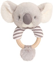 Плюшена бебешка дрънкалка коала - Keel Toys - От серията Keeleco — SE6713