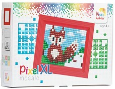Мозайка с пиксели и рамка Лисица - Pixelhobby - Творчески комплект — 12001