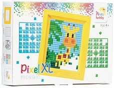 Мозайка с пиксели и рамка Жираф - Pixelhobby - Творчески комплект — 12019