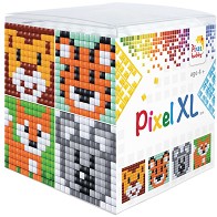 Мозайка с пиксели Диви животни - Pixelhobby - Творчески комплект — 24107