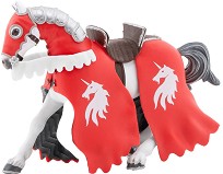 Фигурка на Рицарски кон Papo - От серията Рицари — 39781