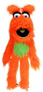 Кукла за театър Оранжево чудовище - The Puppet Company - С височина 56 cm, от серията Monsters — 7703