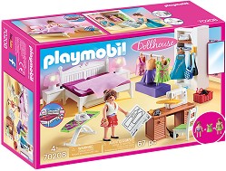 Playmobil Dollhouse - Спалня с шивашки кът — 70208