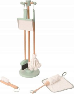 Детски дървен комплект за почистване - Lelin Toys — L50258