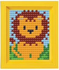 Мозайка с големи пиксели Лъвче - Pixelhobby - Творчески комплект — 12020
