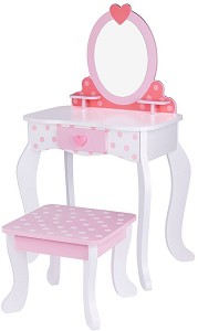 Детска дървена тоалетка със столче Tooky Toy — TK462