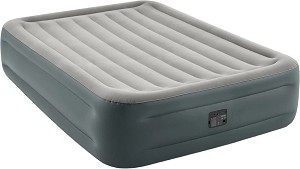 Надуваем матрак с вградена помпа Intex Queen Essential Rest Airbed - 152 × 203 × 46 см от серията Dura-Beam Plus