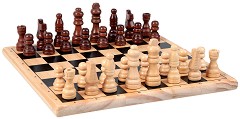 Дървен шах в кутия Tactic Classic Collection - С размери 24 x 24 cm — 40218