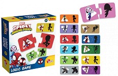 Spidey and Friends - 12 пъзела от 2 части на тема Спайдърмен — Lisciani Giochi