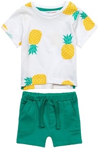 Бебешки комплект MINOTI - Тениска и къс панталон - продукт