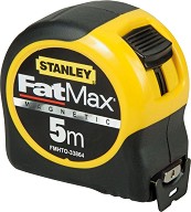 Удароустойчива магнитна ролетка Stanley - 5 m от серията FatMax - 