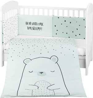    3    Kikka Boo EU Style -   60 x 120  70 x 140 cm,   Bear With Me - 